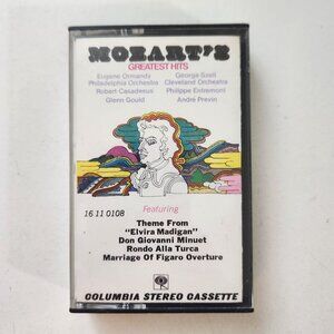 Mozarts Greatest Hits Cassette Tape Classical Compositions Columbia